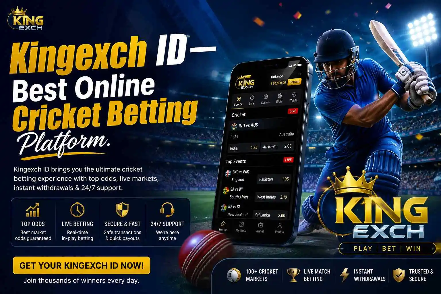 Kingexch ID- Radheexchange365.com